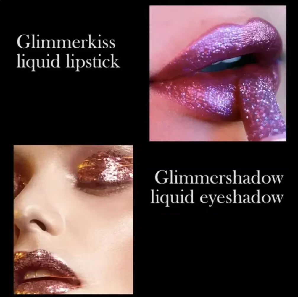 Glitter Luxe: 7-Color Waterproof Moisture-Infused Lipstick Collection