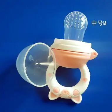 Silicone Teether & Fresh Food Feeder for Babies (3-12 Months)