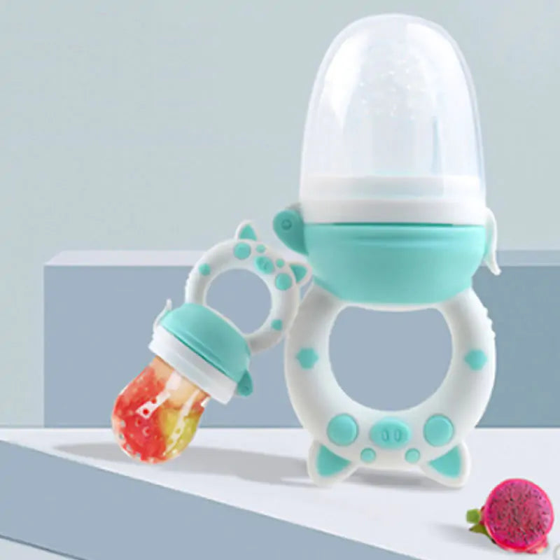 Silicone Teether & Fresh Food Feeder for Babies (3-12 Months)