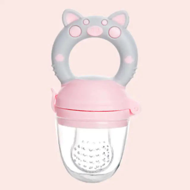 Silicone Teether & Fresh Food Feeder for Babies (3-12 Months)