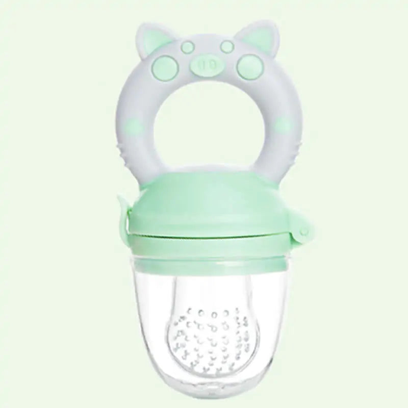 Silicone Teether & Fresh Food Feeder for Babies (3-12 Months)